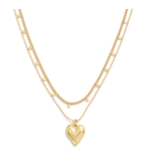 Heart Stack Necklace