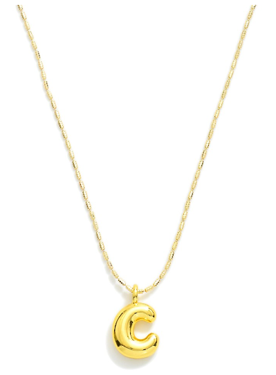 Balloon Initial Pendant