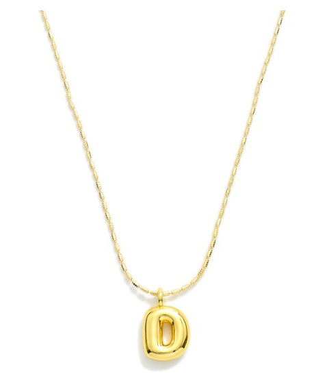 Balloon Initial Pendant