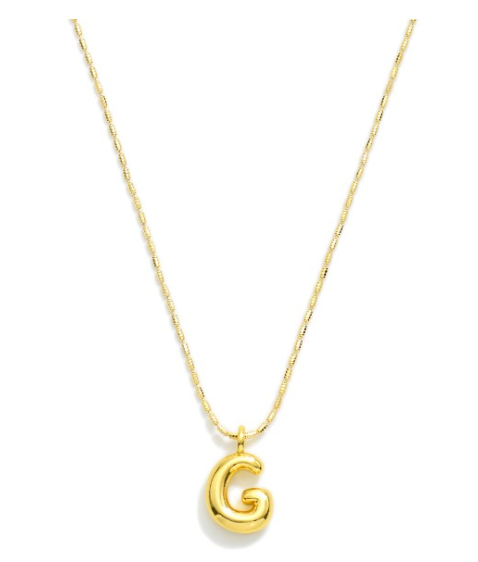 Balloon Initial Pendant