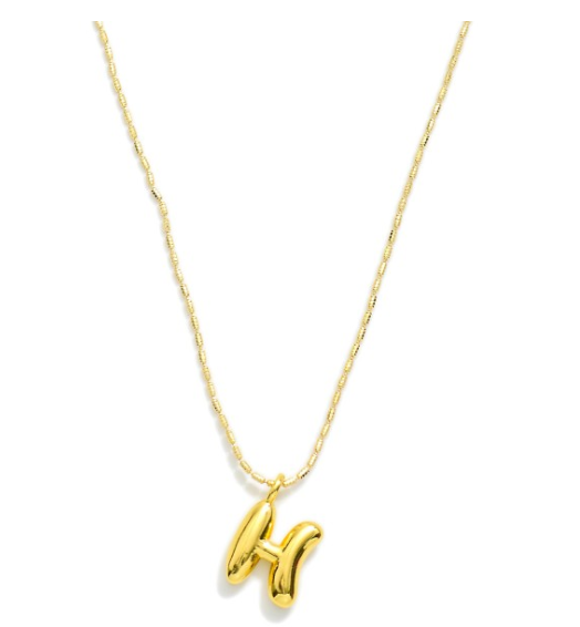 Balloon Initial Pendant