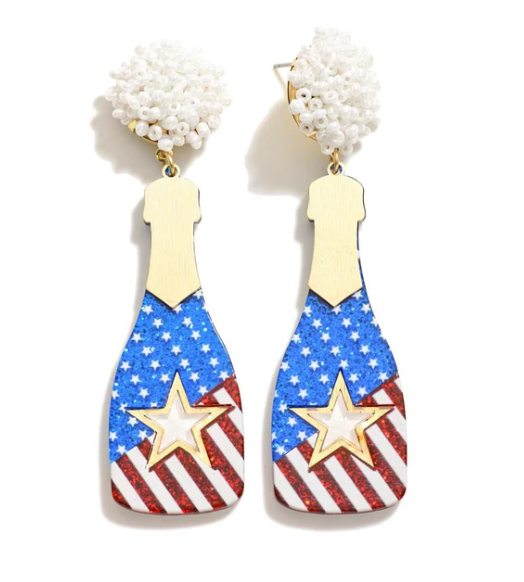 USA Bubble Earrings