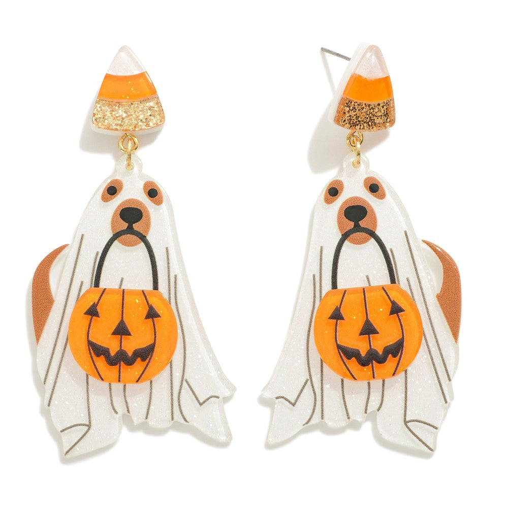 Halloween Dog Earrrings