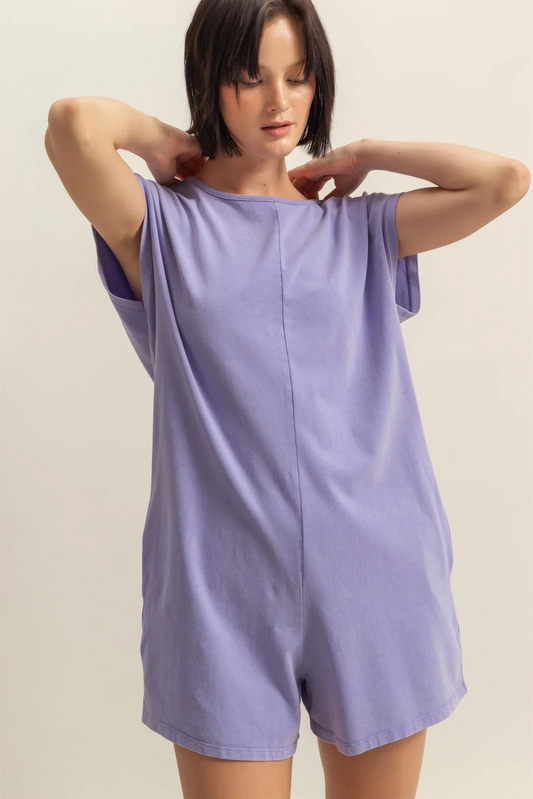 Sleeveless Relaxed Fit Breezy Romper
