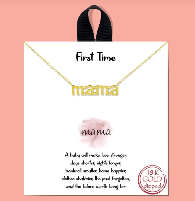 Mama Pendant Necklace